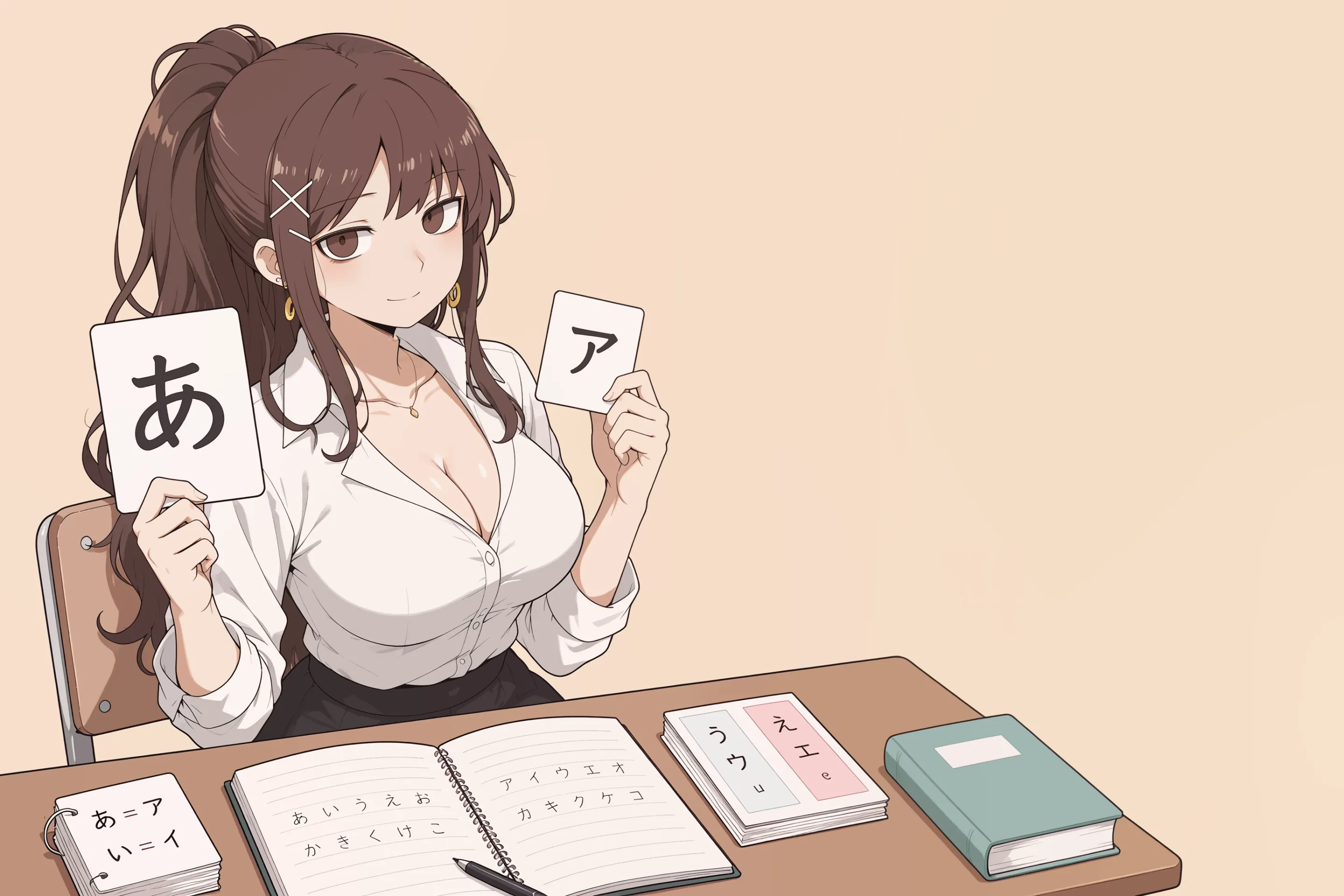 Kana quiz background