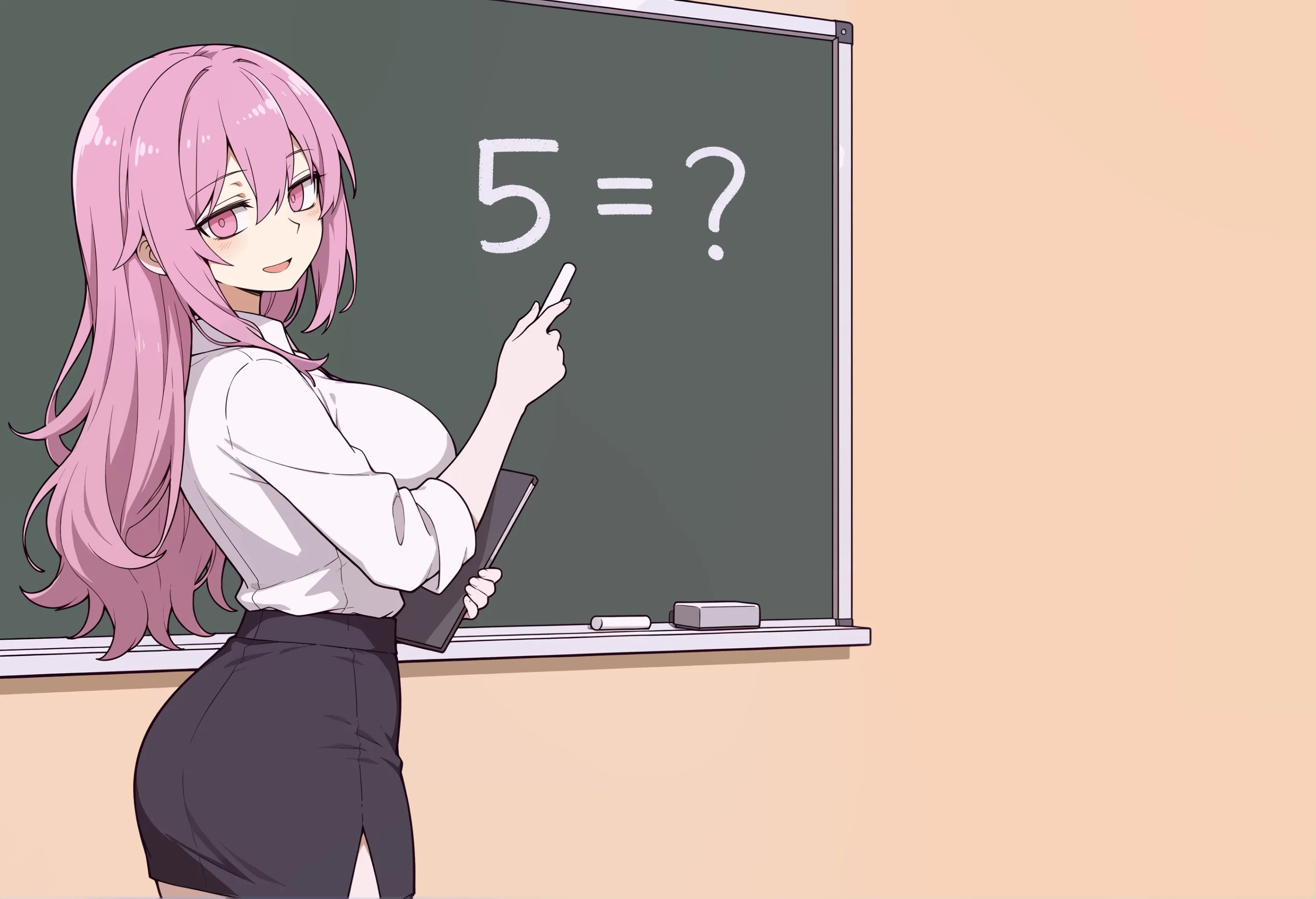 Number quiz background